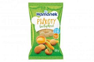 Bezlepkové piškóty 120g Hamánek 