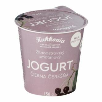 Kukkonia smotanový jogurt 150 g čierna čerešňa