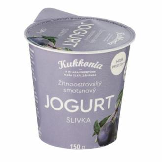 Kukkonia smotanový jogurt 150g slivka