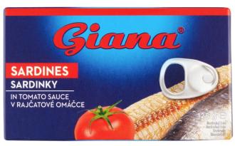Giana sardinky v paradajkovej omáčke 125g
