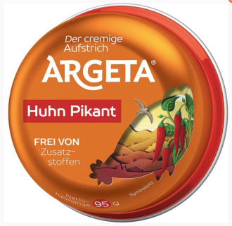 ARGETA Kuracia nátierka pikantná 95g 