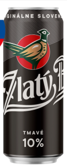 Zlatý Bažant Tmavé výčapné pivo 10% plech 500 ml