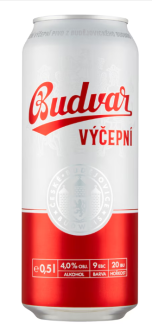 Budvar 0,5 l plech