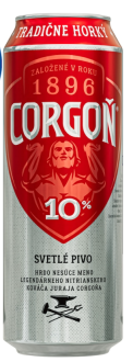 Corgoň 10% svetlé výčapné pivo 550 ml
