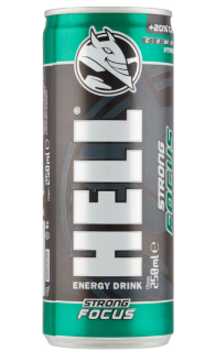 Hell Strong Focus energetický nápoj 250 ml