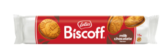 Lotus Biscoff Karamelizované sušienky spojené náplňou s príchuťou mliečnej čokolády 150 g