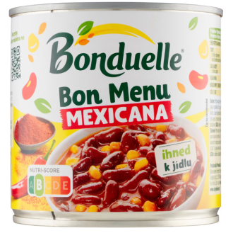 Bonduelle Bon Menu Mexicana červená fazuľa s kukuricou v pikantnej omáčke 430 g