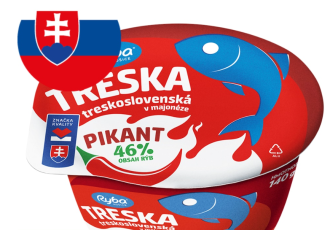 Ryba Košice Treska treskoslovenská v majonéze pikant 140g