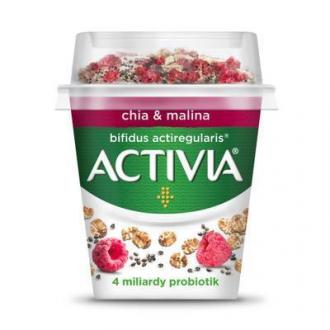 Activia jogurt 155g chia & malina