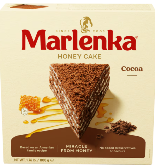 Marlenka medová torta s kakaom 800g